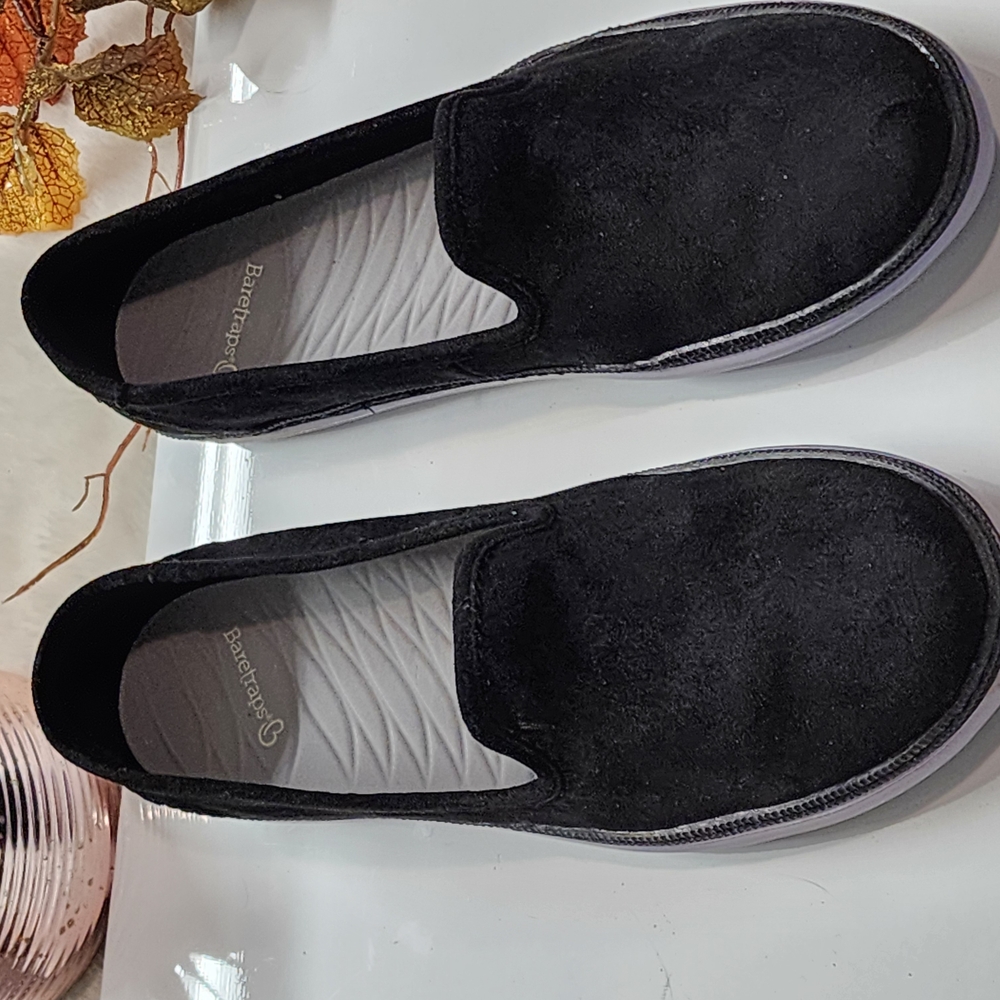 BareTraps Black Slip-On Shoes